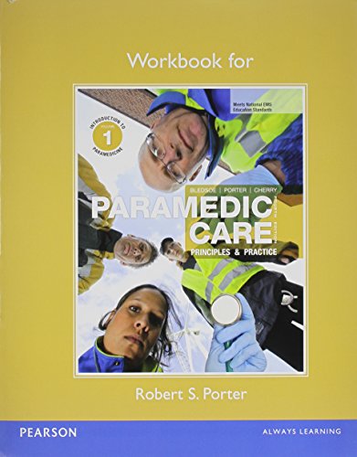 Imagen de archivo de Workbook for Paramedic Care: Principles & Practice, Volumes 1-7 a la venta por HPB-Red