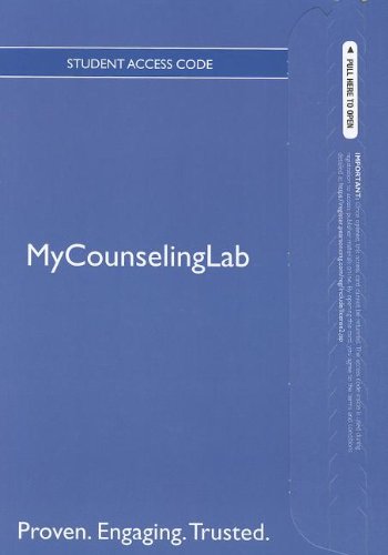 Stock image for The NEW MyCounselingLab with Pearson eText -- Standalone Access Card -- for Professional Counselor: for sale by Wrigley Books