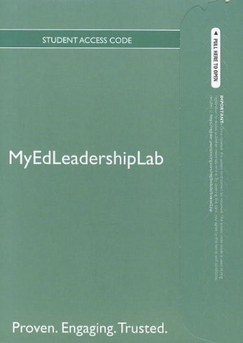 Beispielbild fr The Basic Guide to Supervision and Instructional Leadership New Myedleadershiplab With Pearson Etext- Standalone Access Card zum Verkauf von A Team Books