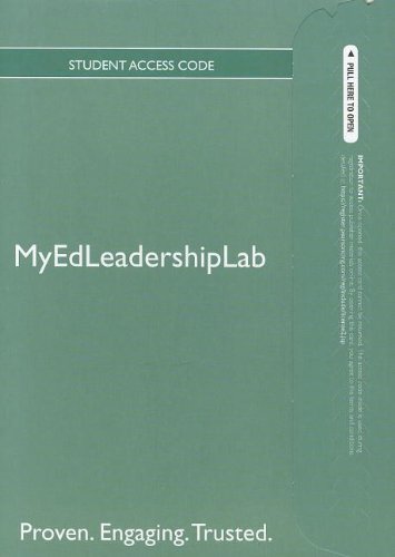 9780133037548: NEW MyEdLeadershipLab with Pearson eText -- Standalone Access Card -- for The Basic Guide to SuperVision and Instructional Le