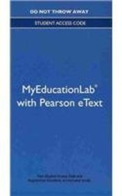 Stock image for New Myeducationlab with Video-Enhanced Pearson Etext -- Standalone Access Card -- For Teaching Students Who Are Exceptional, Diverse, and at Risk in the General Education Classroom for sale by HPB-Red