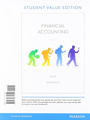 Imagen de archivo de Financial Accounting, Student Value Edition with Student Access Code a la venta por HPB-Red