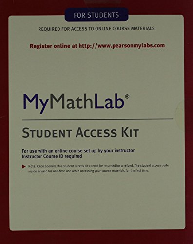 Stock image for NEW MyLab Math with Pearson eText -- Access Card -- for Math Basics for the Health Care Professional for sale by BombBooks