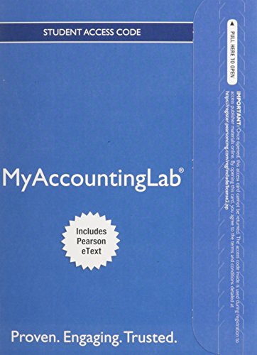 MyAccountingLab Access Card for Prentice Hall's Federal Taxation 2013 Individuals: With Pearson Etext (9780133048957) by Pope, Thomas R.; Anderson, Kenneth E.