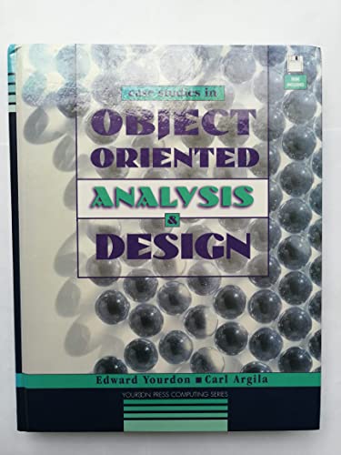 Imagen de archivo de Case Studies in Object-Oriented Analysis and Design (Bk/Disk) a la venta por SecondSale