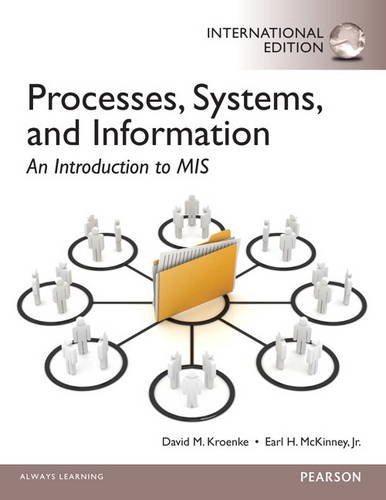 9780133055443: Processes, Systems, and Information: An Introduction to MIS: An Introduction to MIS: International Edition