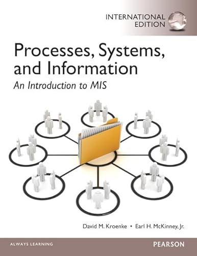Stock image for Processes, Systems, and Information: An Introduction to MIS for sale by Phatpocket Limited