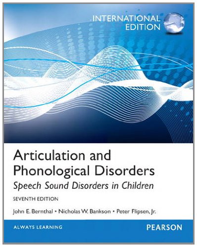 9780133061468: Articulation and Phonological Disorders: Speech Sound Disorders in Children: International Edition