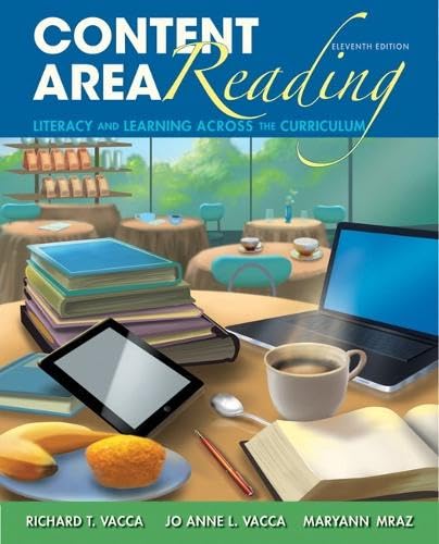 Beispielbild fr Content Area Reading: Literacy and Learning Across the Curriculum (11th Edition) zum Verkauf von BooksRun