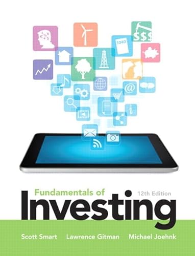 Beispielbild fr Fundamentals of Investing (12th Edition) (Pearson Series in Finance) zum Verkauf von Off The Shelf