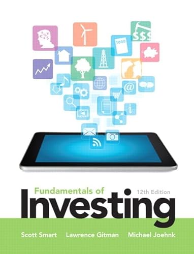 Imagen de archivo de Fundamentals of Investing (12th Edition) (Pearson Series in Finance) a la venta por Off The Shelf