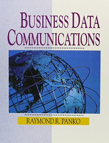 Imagen de archivo de Business Data Communications a la venta por BookHolders