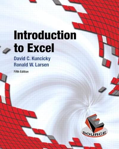 Beispielbild fr Introduction to Excel zum Verkauf von Better World Books