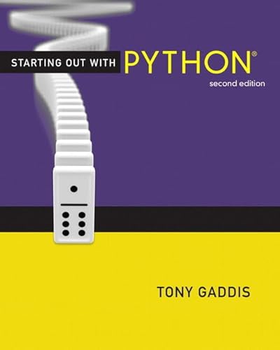 9780133086058: Starting Out With Python (Gaddis Series)