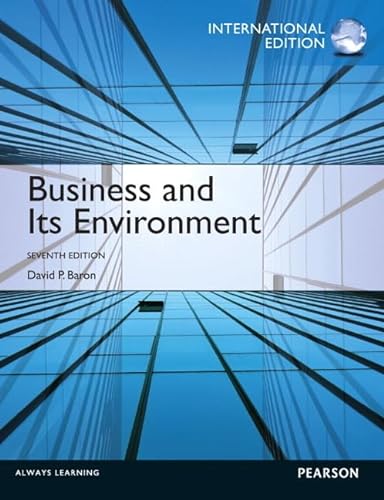 9780133088991: Business and Its Environment:International Edition