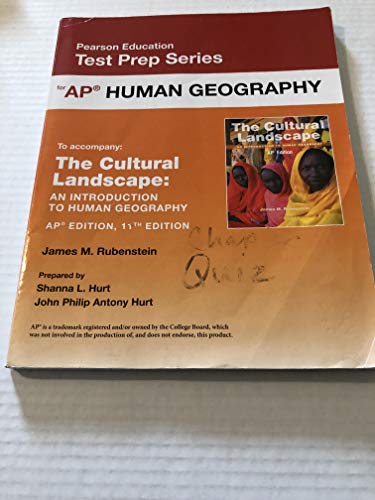 Beispielbild fr Pearson Education Test Prep Series: Ap Human Geography (Accompanies: The Cultural Landscape An Intro ; 9780133095968 ; 0133095967 zum Verkauf von APlus Textbooks