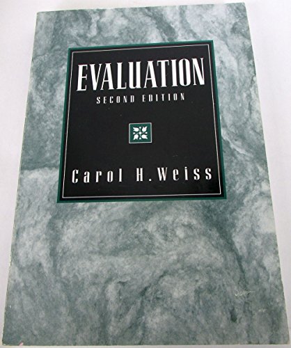 Beispielbild fr Evaluation: Methods for Studying Programs and Policies, 2nd Edition zum Verkauf von SecondSale