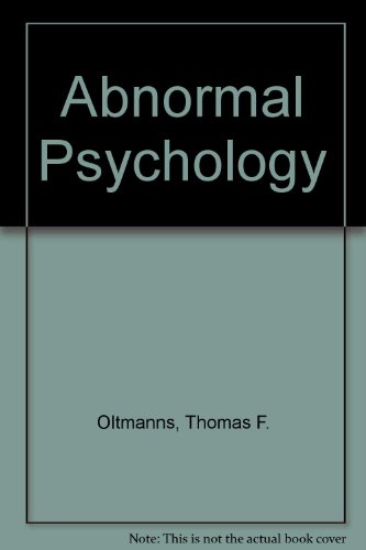 Imagen de archivo de Abnormal Psychology a la venta por HPB-Red