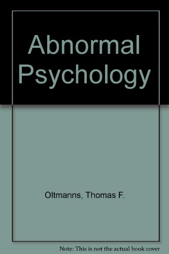 Stock image for Abnormal Psychology for sale by HPB-Red