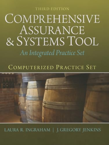 Imagen de archivo de Computerized Practice Set for Comprehensive Assurance & Systems Tool (Cast) a la venta por ThriftBooks-Dallas