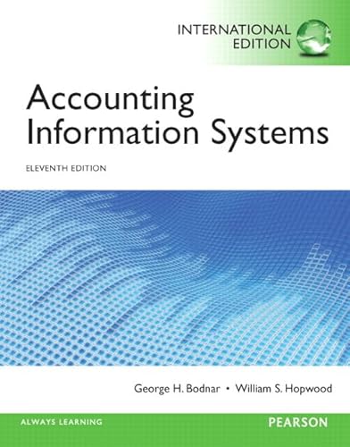 9780133099935: Accounting Information Systems:International Edition
