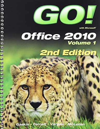 Go! With Office 2010 + Myitlab Printed Access Code Card + Microsoft Office Professional Academic 2010, 180-Day Trial (9780133101539) by Gaskin, Shelley; Ferrett, Robert L.; Vargas, Alicia; Mclellan, Carolyn