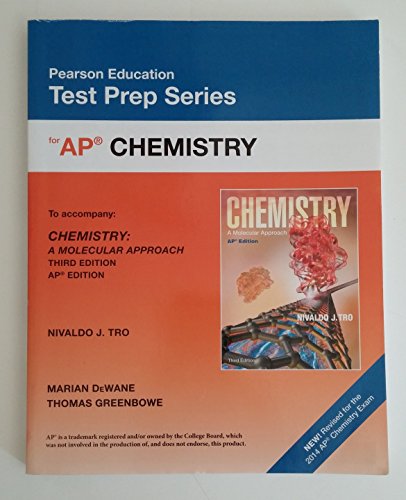 Imagen de archivo de Pearson Education Test Prep Series for AP Chemistry a la venta por Better World Books