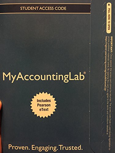 NEW MyLab Accounting with Pearson eText -- Access Card -- for Accounting Information Systems (9780133113228) by Romney, Marshall B.; Steinbart, Paul J.