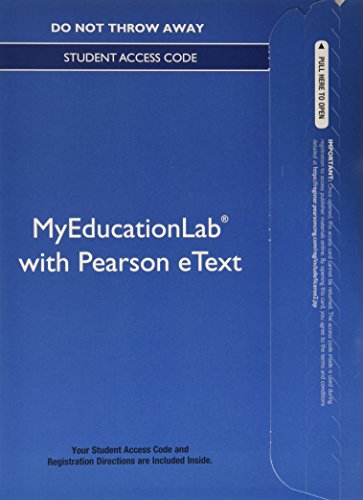 Imagen de archivo de NEW MyEducationLab with Pearson eText -- Standalone Access Card -- for Classroom Assessment: What Teachers Need to Know a la venta por Revaluation Books