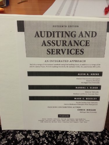 9780133125634: Auditing and Assurance Services
