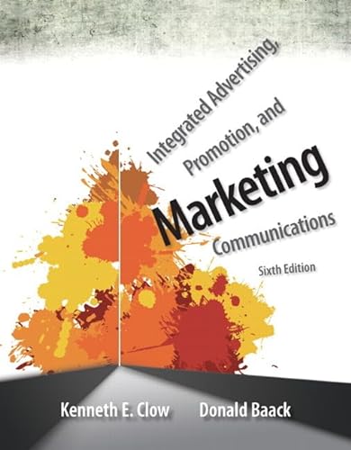 Beispielbild fr Integrated Advertising, Promotion, and Marketing Communications zum Verkauf von ThriftBooks-Atlanta