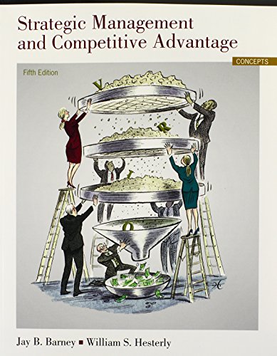 Beispielbild fr Strategic Management and Competitive Advantage: Concepts (5th Edition) zum Verkauf von BooksRun