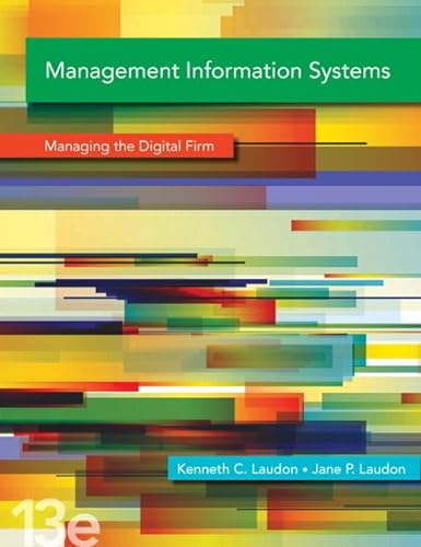 Stock image for Management Information Systems: Managing the Digital Firm for sale by OwlsBooks