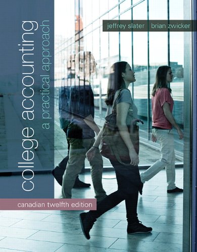 9780133133233: College Accounting: A Practical Approach, Twelfth Canadian Edition (12th Edition)