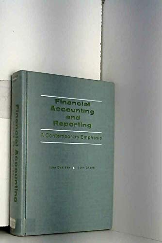 Stock image for Financial Accounting and Reporting: A Contemporary Emphasis for sale by Irish Booksellers