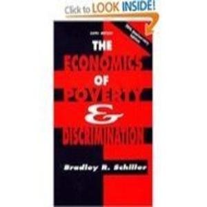 Beispielbild fr The Economics of Poverty and Discrimination zum Verkauf von Better World Books