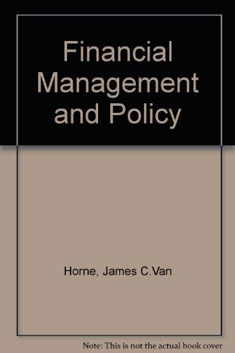 9780133153095: Financial Management and Policy