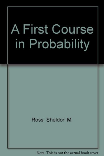 9780133153910: A First Course in Probability