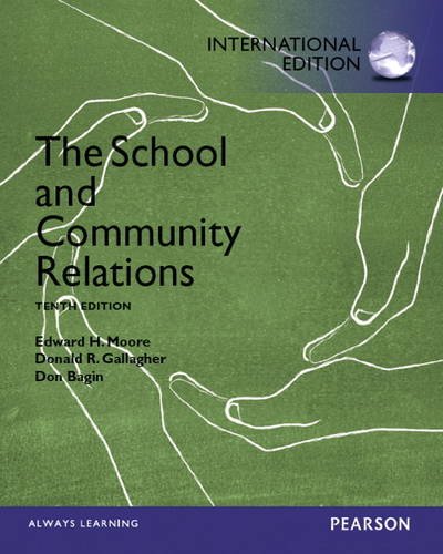 Imagen de archivo de The School and Community Relations a la venta por Irish Booksellers