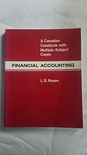 Stock image for Financial Accounting ** Rosen for sale by Blue Vase Books