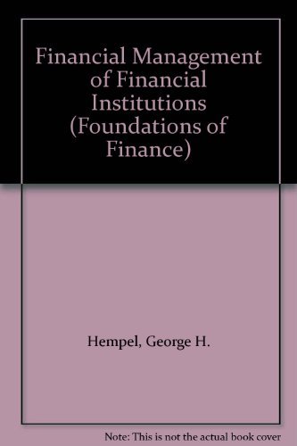 9780133159783: Financial Management of Financial Institutions