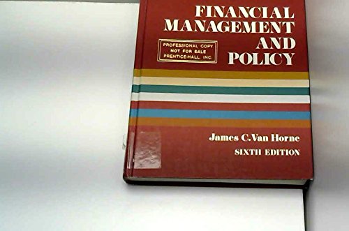 Stock image for Financial management and policy for sale by Wonder Book