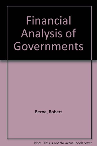 9780133162332: Financial Analysis of Governments
