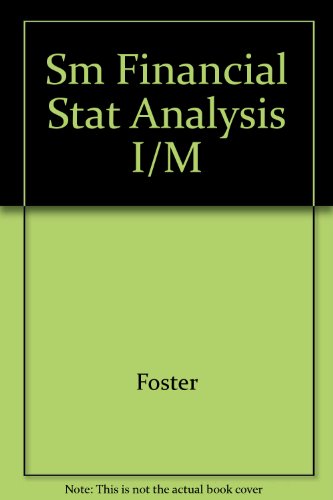 9780133163247: Sm Financial Stat Analysis I/M