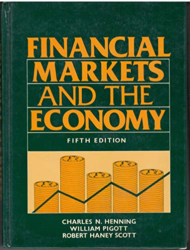 Beispielbild fr Financial Markets and the Economy zum Verkauf von Better World Books