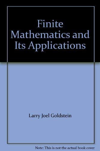 9780133172638: Finite Mathematics and Its Applications