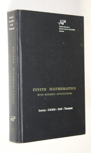 Beispielbild fr Finite Mathematics with Business Applications zum Verkauf von ThriftBooks-Atlanta