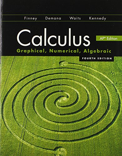 Beispielbild fr Calculus: Graphical, Numerical, Algebraic zum Verkauf von Dream Books Co.