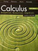 Beispielbild fr Calculus-Graphical, Numerical, Algebraic-Annotated Teacher Edition AP Edition zum Verkauf von Greenway