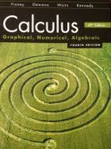 9780133179224: Calculus-Graphical, Numerical, Algebraic-ATE AP Edition